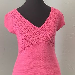 Lilly Pulitzer crochet top, Size M